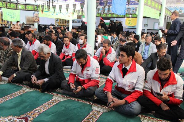 جلوه‌هایی از اقتدار بسیجیان در مسجد صاحب الزمان آشخانه 