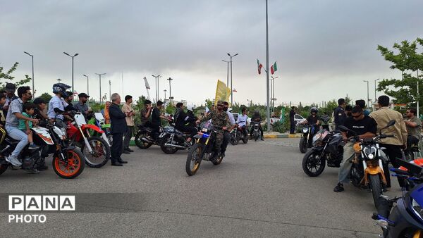  رژه موتوری عید غدیر با شکوه برگزار شد