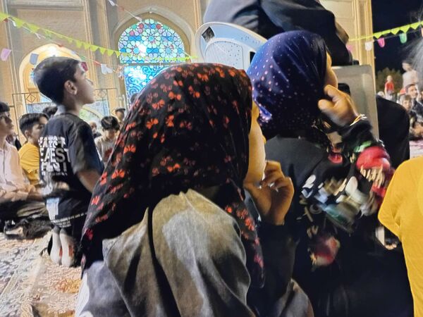 حضور پرشور کودکان در جشن میلاد حضرت محمد (ص) و امام صادق (ع)