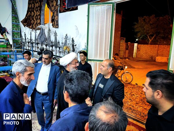 بازدید امام جمعه کاشمر از هیأت حسینی روستای جردوی