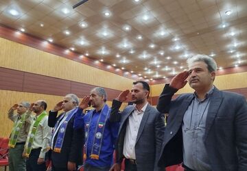 مراسم سالروز تأسیس سازمان دانش‌آموزی در آمل