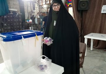 حضور پرشور مردم رحیم آباد در انتخابات