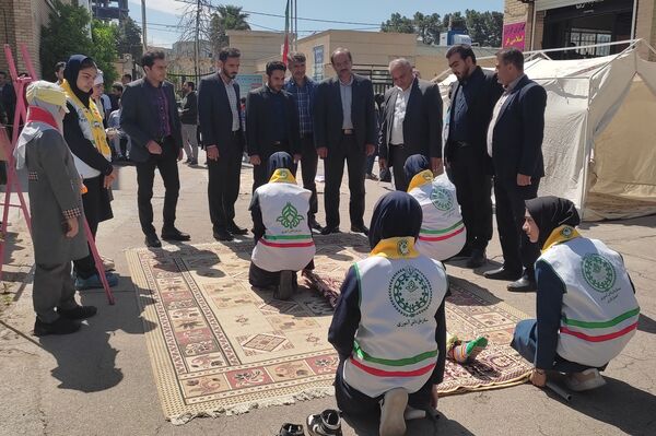 مانور مهارت‌های تشکیلاتی سازمان دانش‌آموزی ناحیه ۳ شیراز