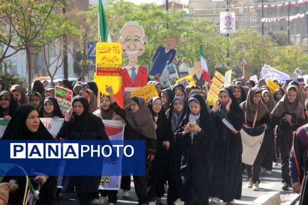 فریاد استکبارستیزی در قیامدشت طنین‌انداز شد