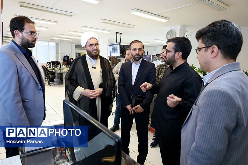 بازدید حجت‌الاسلام حاج علی‌اکبری رئیس شورای سیاستگذاری ائمه جمعه از خبرگزاری پانا