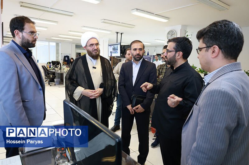 بازدید حجت‌الاسلام حاج علی‌اکبری رئیس شورای سیاستگذاری ائمه جمعه از خبرگزاری پانا