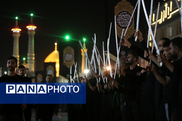 «مشق شمشیر» عزاداری سنتی نجفی‌های مقیم قم