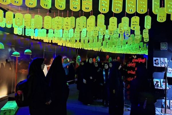 حضور دانش‌آموزان ناحیه دو شهرری در اردوی باغ موزه دفاع مقدس 