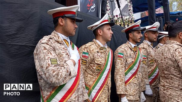 تشیع پیکر شهید محمد عباسی در گرگان