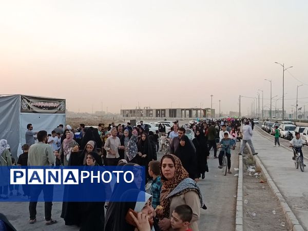 جلوه هایی از پیاده‌روی «امت احمد» در مسیر جمکران