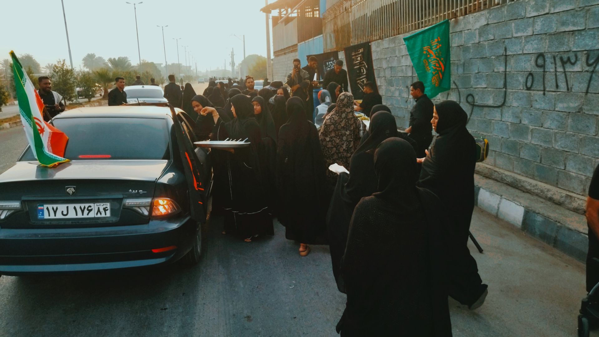 جاماندگان اربعین در مسیر شاه قطب‌الدین حیدر شهرستان رودان