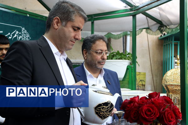 مراسم چهارشنبه‌های امام رضایی در مدرسه پیام غدیر آموزش و پرورش منطقه 14 تهران 