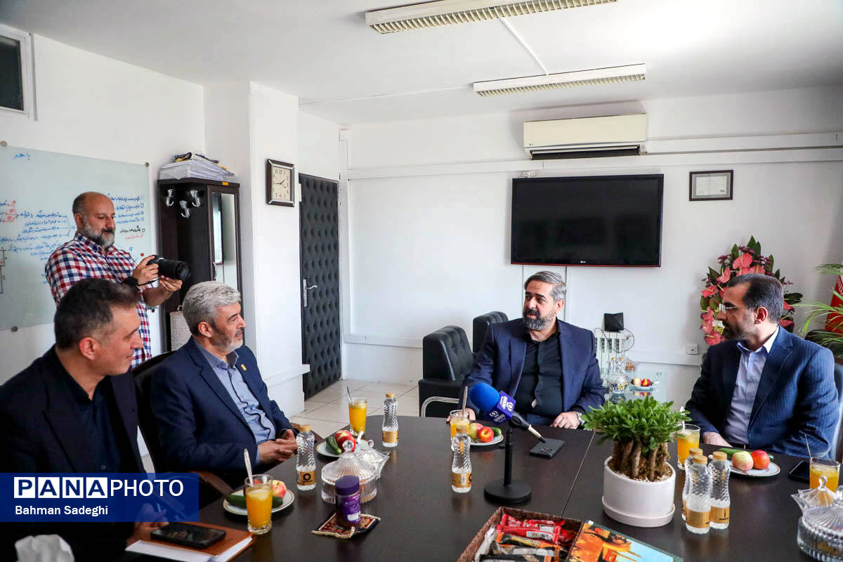 بازدید رئیس دانشگاه فرهنگیان و معاون نظارت سازمان ملی تعلیم و تربیت کودک کشور  از خبرگزاری پانا