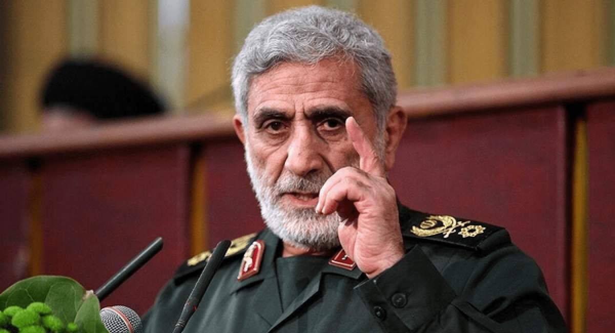 سردار قاآنی از کمربند امنیتی جدید محور مقاومت رونمایی کرد