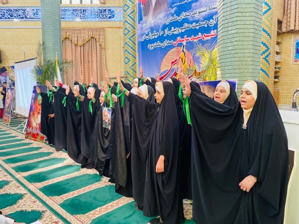 هم صدایی مسئولان و مردم باخرز در سایه  حماسه تاریخی 9 دی