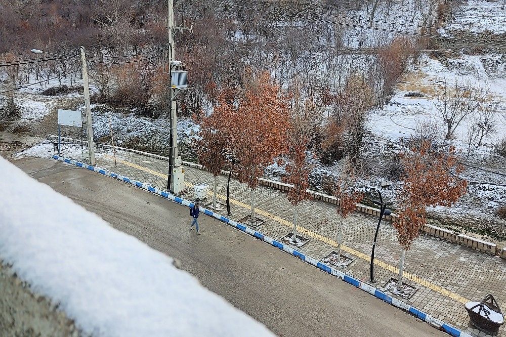 جلوه زمستانی طبیعت شهر بار نیشابور 