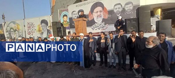 بم در سوگ رئیس‌جمهور مردمی، جهادی و انقلابی 
