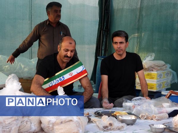 پیاده‌روی جاماندگان اربعین در فراشبند