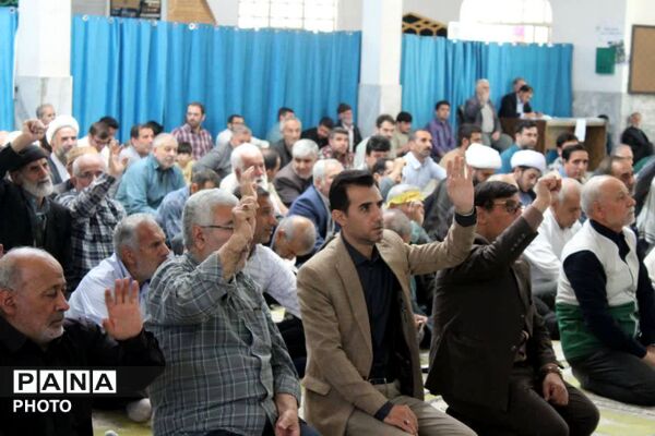 نماز جمعه عبادی سیاسی در مسجد جامع آشخانه