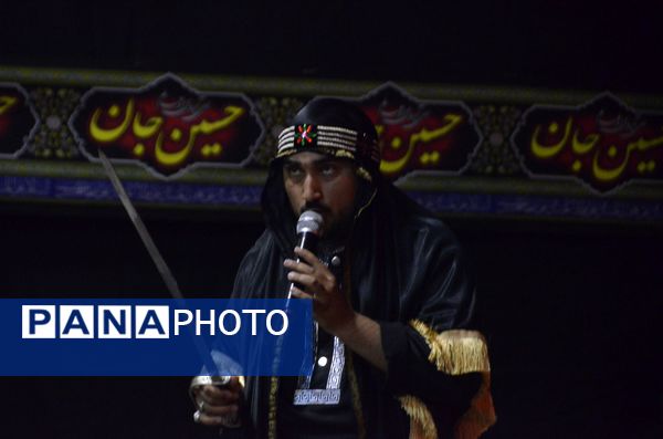 مراسم شب هشتم محرم در  هیئت فرهنگیان 