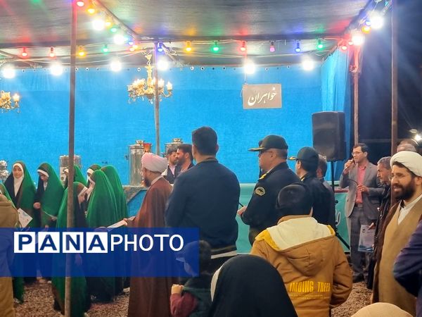 حضور پررنگ خانواده های خلیل آبادی در مراسم ولادت حضرت ولی عصر(عج)