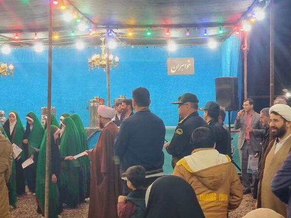 حضور پررنگ خانواده های خلیل آبادی در مراسم ولادت حضرت ولی عصر(عج)
