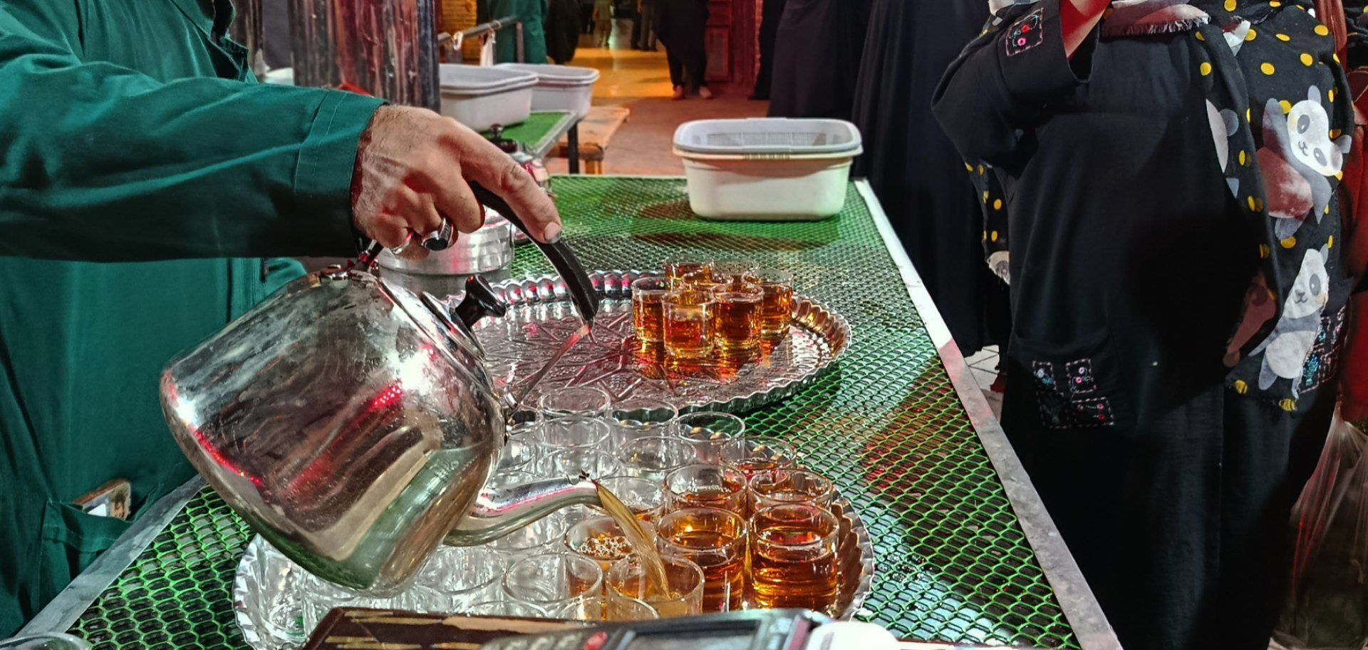 فعالیت چایخانه حضرت زهرا مسجد جامع شهرستان نیشابور
