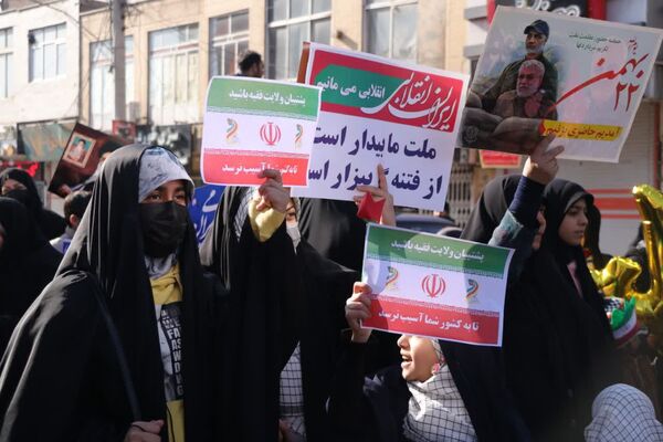 راهپیمایی با شکوه مردم دارالمومنین کاشان 