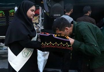 تجلی وحدت و عشق حسینی درخیابان اربعین گرگان