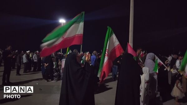 اجتماع پرشور بندرعباس با حضور پیکر شهید امیر ناصری دهبارزی و خادمان حرم رضوی