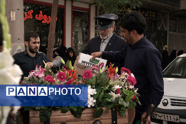 جلوه هایی از کاروان نمادین ورود کریمه اهل بیت به قم