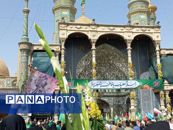 کاروان نمادین سالروز ورود حضرت معصومه(س) به قم 