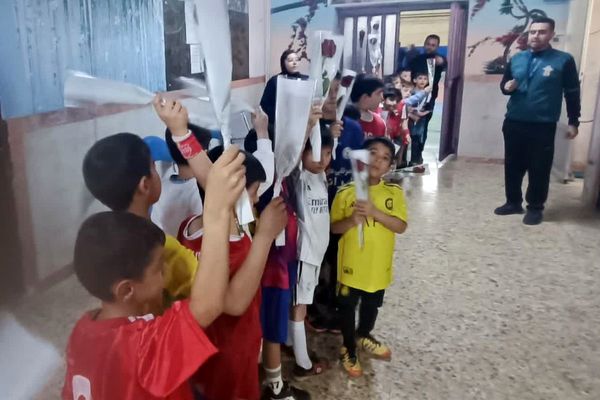 مسابقه ورزشی «روز پدر و پسری» طرح شهید خرازی در دبستان پسرانه علامه طباطبایی پیشوا