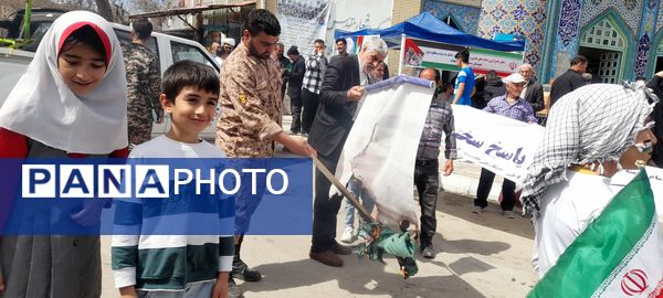 حضور پرشور مردم شهرستان سملقان در راهپیمایی روز قدس