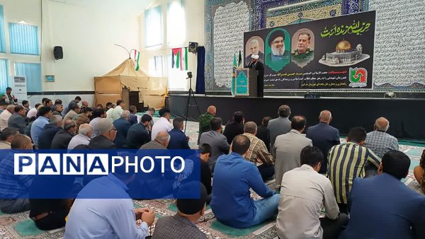 حضور حماسی اقشار مختلف مردم شهرستان مارگون در نماز جمعه