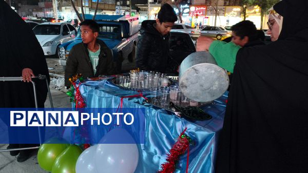 موکب مادرانه شنبه های ام البنینی در بازار  سرخس