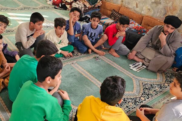 اعتکاف دانش‌آموزی در گناوه