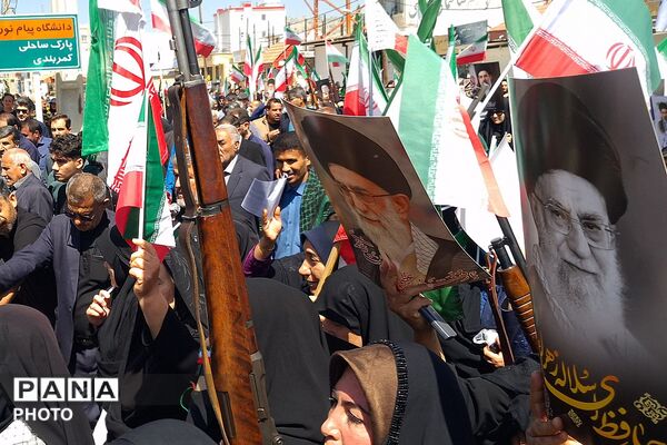 میزبان بغض‌های آسمانی، سوگواری مردمان باشتی در مراسم اربعین قائد امت