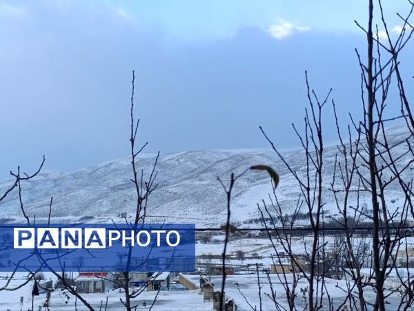 اولین برف پاییزی در شهرستان کوهرنگ