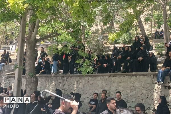 طنین صدای «یا حسین» در آسمان شهر