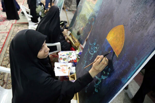 نقاشی «شهدای مقاومت» در پویش ایران همدل