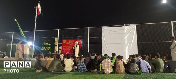 مراسم سوگواری رهبر شهید امام قائد در روستای زیارت پیرکرکان قلعه‌گنج 