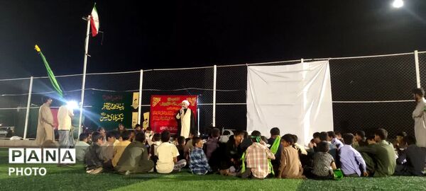 مراسم سوگواری رهبر شهید امام قائد در روستای زیارت پیرکرکان قلعه‌گنج 