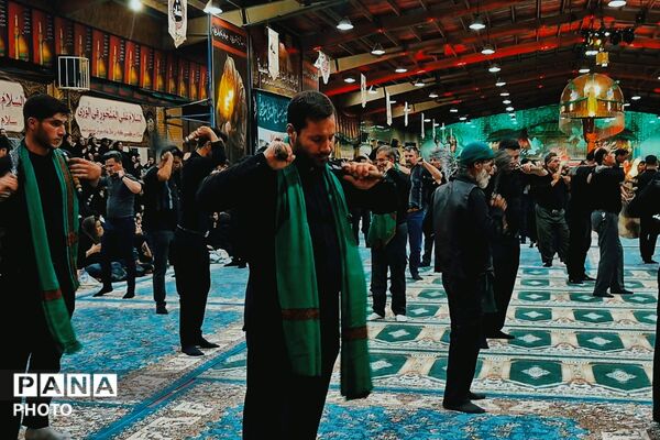 شب تاسوعای حسینی در شهر بهمن
