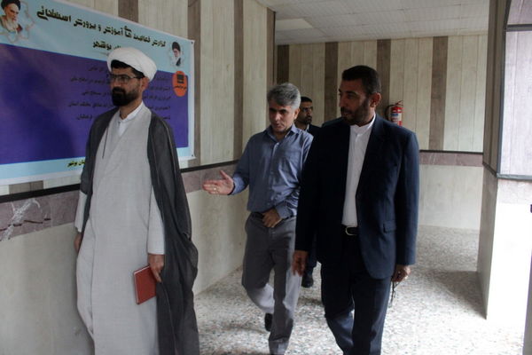 دیدار مدیرکل آموزش و پرورش استان بوشهر با همکاران و مسئولان به مناسبت عید نوروز