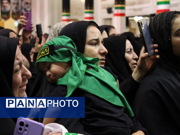 گهواره‌های عاشورایی و لالایی مادران همنوا با کودکان شهید