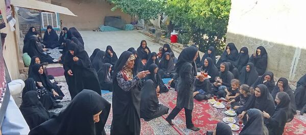 برگزاری روضه های خانگی در روستای فدافن