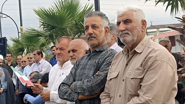 تجمعات پرشور مردم شهرستان محمودآباد برای عملیات وعده صادق۳