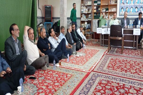 میز خدمت با حضور رؤسای ادارات در شهر بار