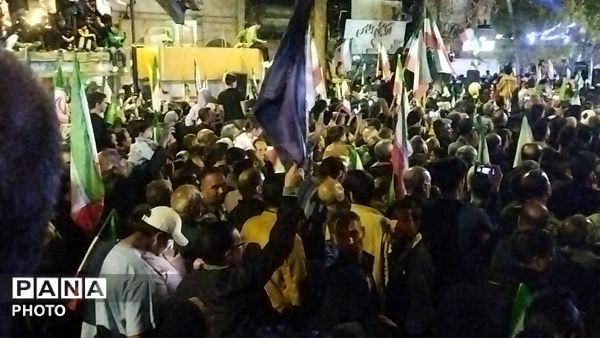 حضور مهدی رسولی در اجتماع مردمی نیشابور -۱